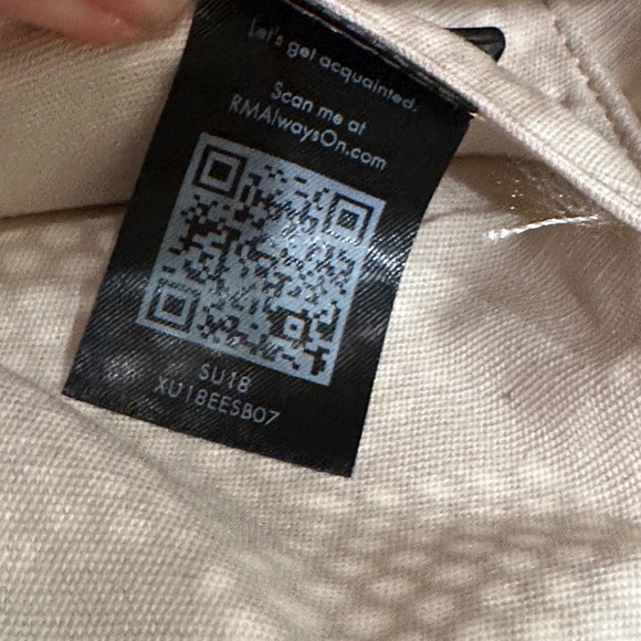 Rebecca Minkhoff Mesh White Leather Backpack - Picture 6 of 9